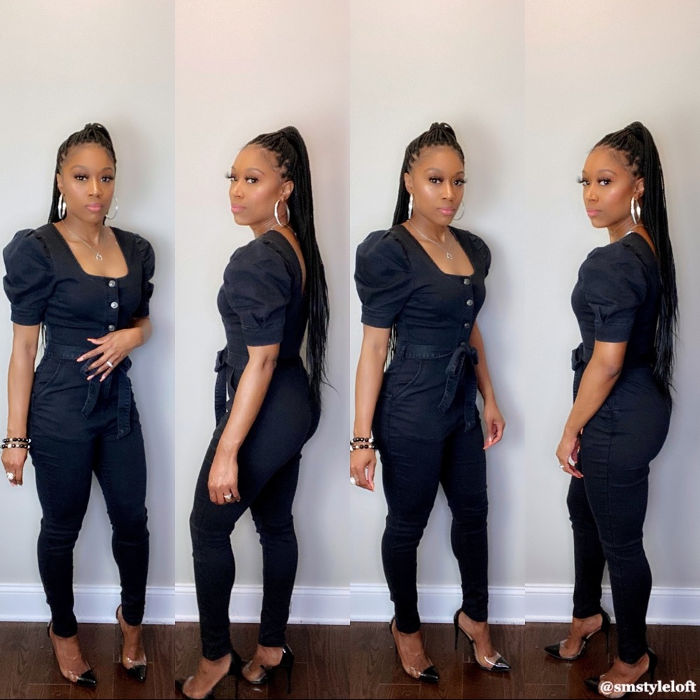 Denim jumpsuit
